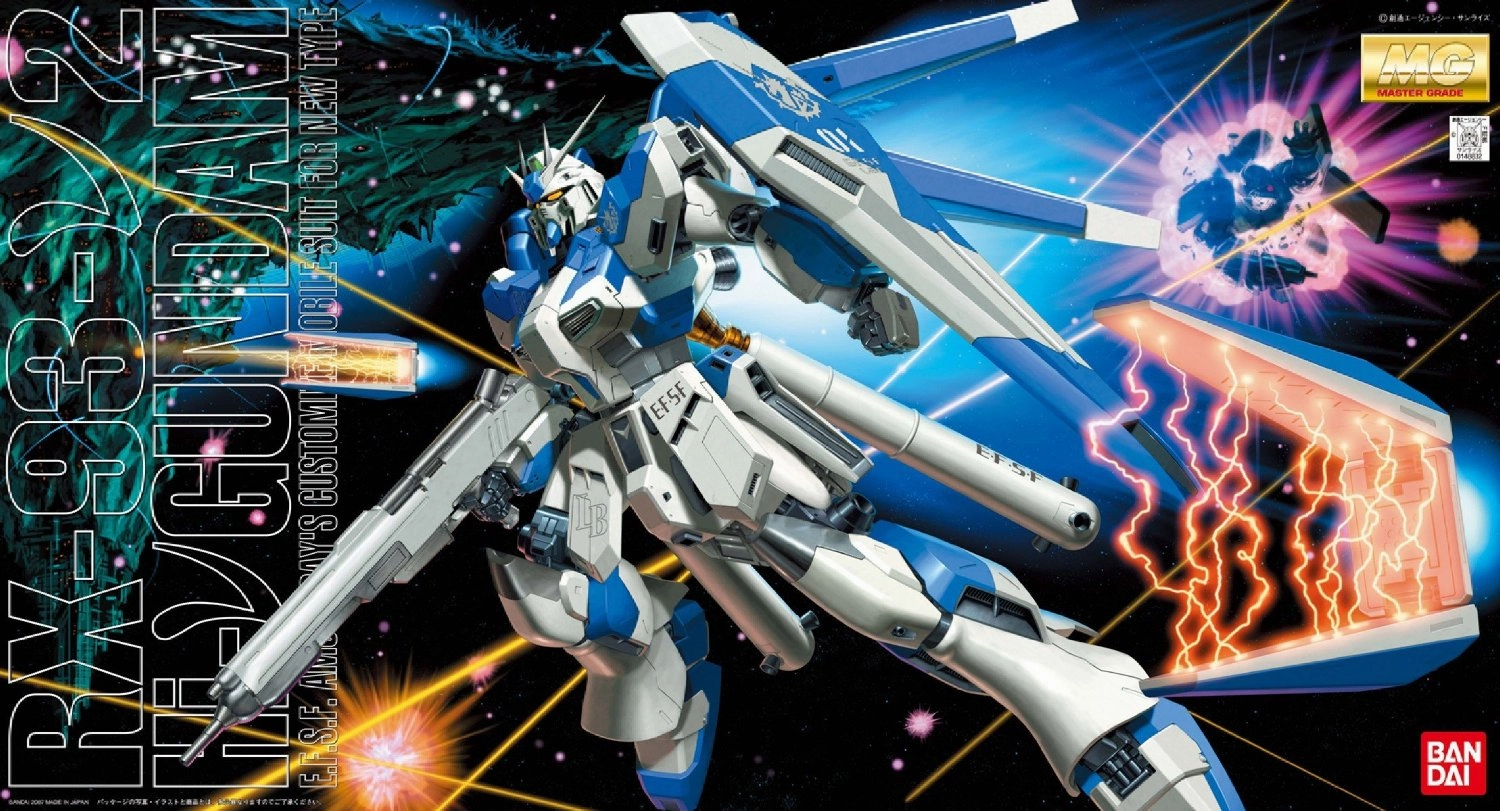 Gundam 1/100 MG Char's Counterattack MG RX-93-V2 Hi-V Hi-Nu Gundam Model Kit Desktop Replica Shelf Display