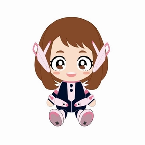 Bedroom Accent "My Hero Academia" Chibi Plush Uraraka Ochaco Vol. 2