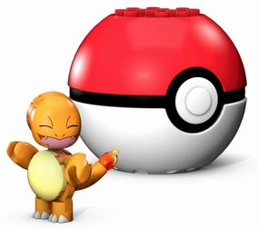 Handicraft Item Action Toy Mega Construx Pokemon Buildable Charmander Figure & Poke Ball
