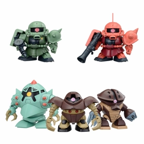 Hobby Figure Gundam SD BB Senshi Principality of Zeon Army MS Set of 5 Model Kits