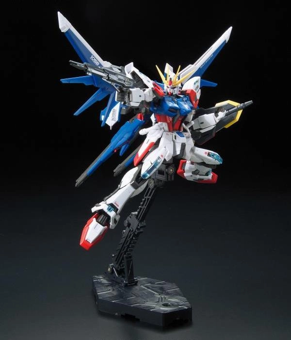 Blue Ribbon Cartoonish Design Gundam 1/144 RG #23 Build Fighters GAT-X105B/FP Build Strike Gundam Full Package Model Kit
