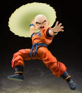 Year Round Collectible Statue S.H. Figuarts Dragon Ball Z Krillin Earth's Strongest Man Action Figure