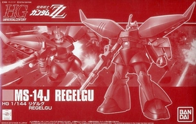 Gundam 1/144 HGUC Gundam ZZ MS-14J ReGelgu Model Kit Exclusive Bedroom Accent