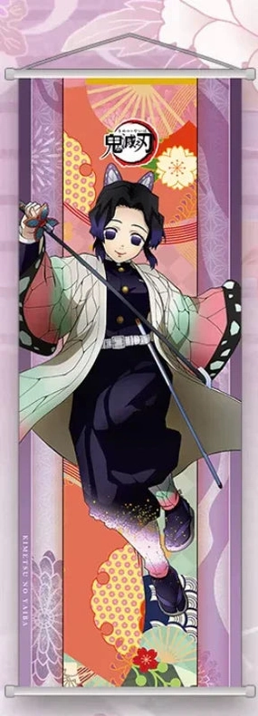Fantasy Object Film Prop Replica Wall Scroll | Demon Slayer: Kimetsu no Yaiba | Shinobu Kocho C
