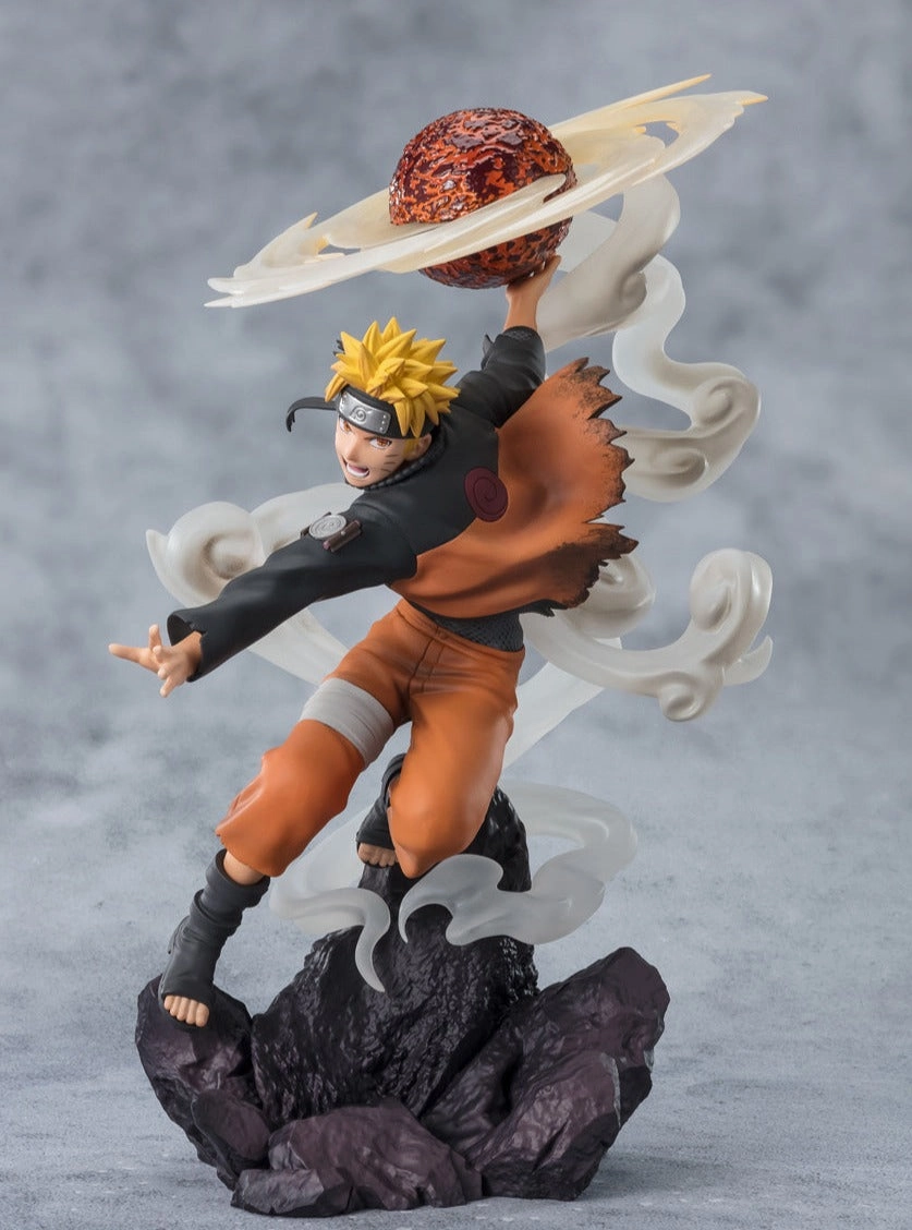 Figuarts Zero Extra Battle Naruto Shippuden Naruto Uzumaki (Sage Art: Lava Release Rasenshuriken) Statue Variant Cover Streaming Decor