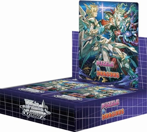 Weiss Schwarz Blau Booster Pack "Puzzle & Dragons" Toy Series Display