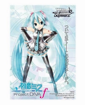 Weiss Schwarz Booster Pack "Hatsune Miku -Project DIVA- F" BOX Collector's Edition Series Mystery Drop Display