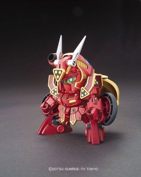 Ancient Sculpture Jungle Beast Gundam 1/144 HGBF #041 SDBF SD-9071A Kurenai Musha Red Warrior Amazing Model Kit